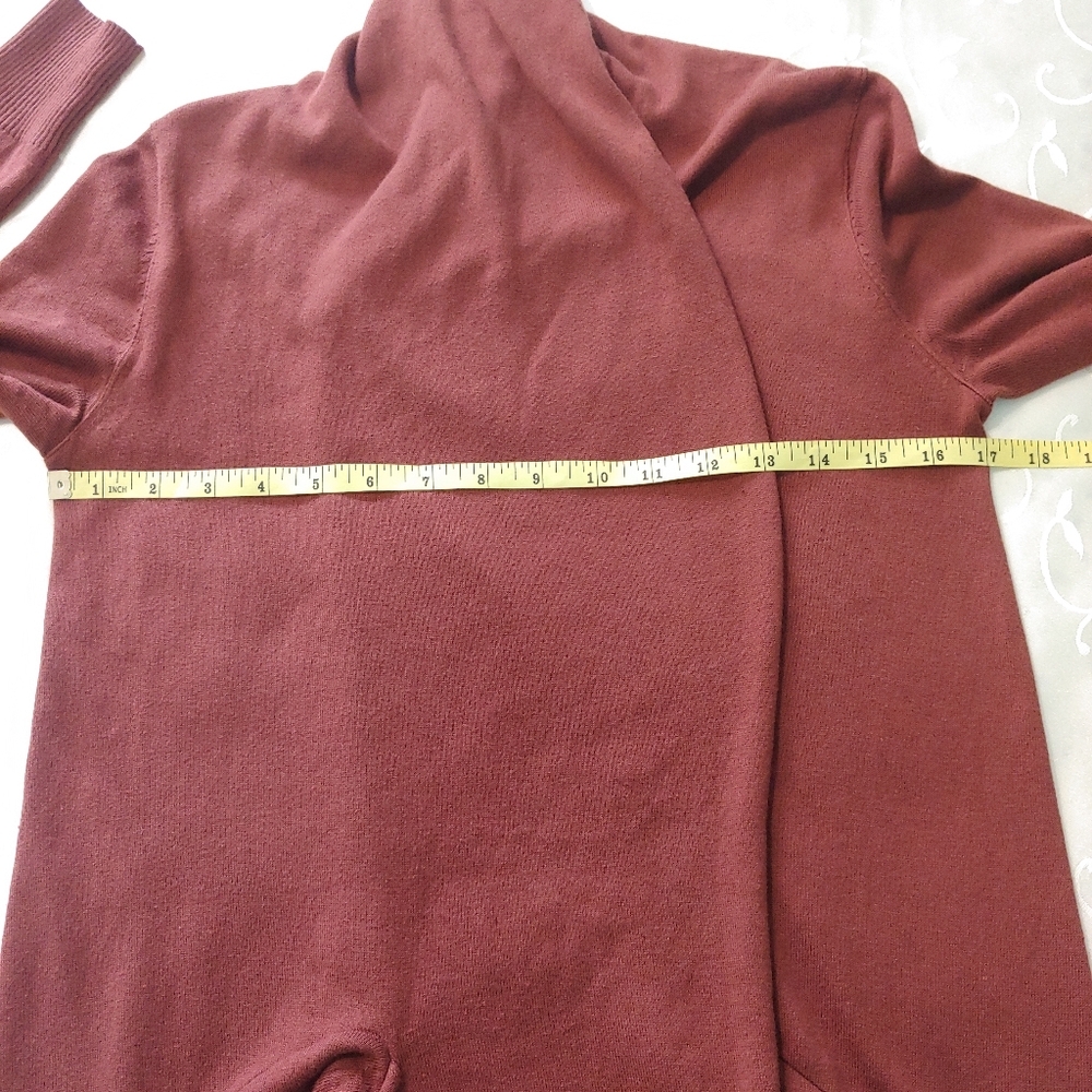 Wilfred with Silk and Cashmere Long Line Open Front Cardigan - Picture 11 of 14